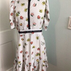 Floral Polka Dot Dress